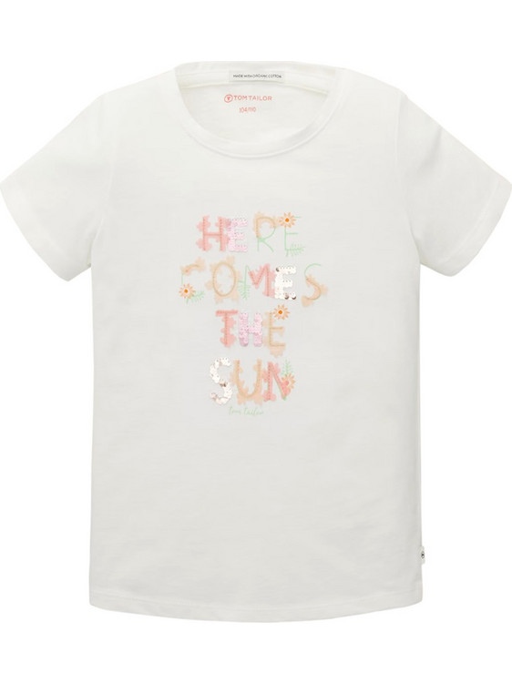 Tom Tailor Παιδικό T-Shirt Κοντομάνικο Λευκό 1036086-10315