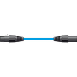 XF-XM150BL Καλώδιο Μικροφώνου XLR Female - XLR Male 1,5m Μπλε (Τεμάχιο)