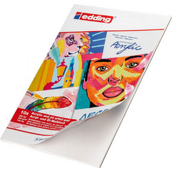 Μπλοκ Acrylic - Oil Edding A3 300g 10 φύλλα λευκό (01.30010-A3)