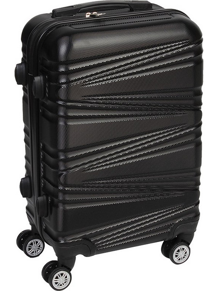 Keskor 16631-3 Βαλίτσα Καμπίνας 56x37x22cm με 4 Ρόδες Μαύρη