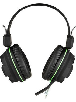 NOD G-HDS-002 Gaming Headset Over Ear Black Green