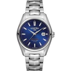 Roamer Ανδρικό Ρολόι Αυτόματο με Ασημί Μεταλλικό Μπρασελέ R210665414520