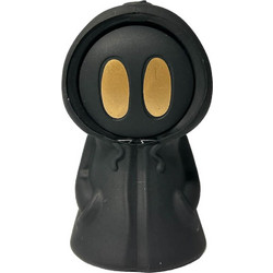 Black Death Silicone Pipe with Metal Spoon and Dab Container 11cm