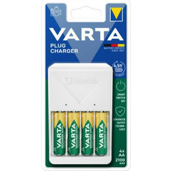 Varta Plug Charger + 4xAA 2100mAh White