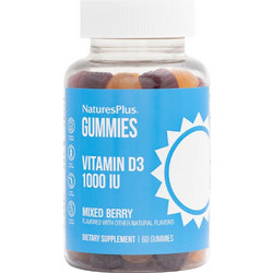 Nature's Plus Gummies Vitamin D3 1000iu Mixed Berry 60 Ζελεδάκια