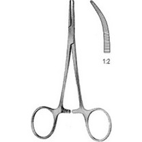 Λαβίδα κυρτή Mosquitos Hilbro 14cm 1x2T