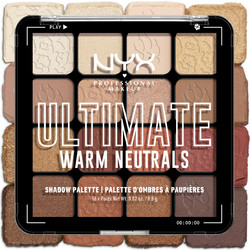 Nyx Ultimate Shadow Warm Neutrals Παλέτα Σκιών