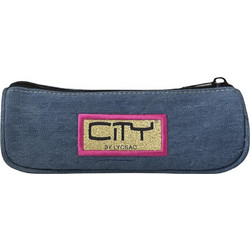 City Eclair Flashy Gold Κασετίνα Μπλε 42399