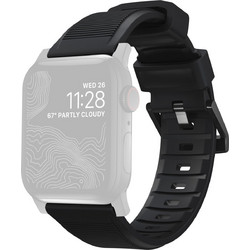Nomad Rugged Λουράκι Σιλικόνης Black / Black (Apple Watch 42 / 44 / 45 / 49mm)