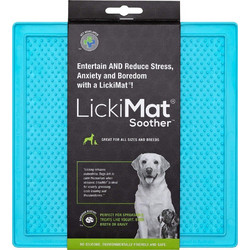 LICKI MAT - Dog Bowl Soother Light Blue 20X20Cm - (645.5344) - Pet Supplies