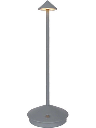 InLight 3031 Πορτατίφ Αφής LED με Μπαταρία Γκρι Φ9xΥ31cm