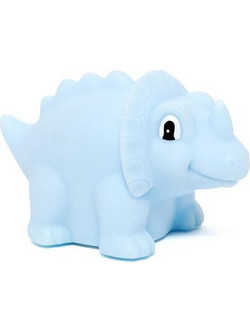 Petit Monkey Φωτάκι Νυκτός Μπαταρίας Dino Triceratops 12x8cm Γαλάζιο PTM-NL-DTB