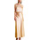 My Tiffany Wearables Maxi Καλοκαιρινό Φόρεμα για Γάμο / Βάπτιση Σεμιζιέ Χρυσό S23T1306