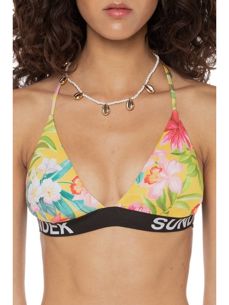 Sundek Aida Bikini Top Τριγωνάκι Floral Πολύχρωμο W102KTL36BB