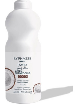 Byphasse Family Fresh Delice Conditioner για Επανόρθωση για Ξηρά Μαλλιά 400ml