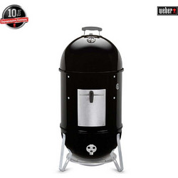 Weber Smokey Mountain Μεταλλική Ψησταριά Κάρβουνου Καπνιστήριο με Καπάκι Επιφάνειας 47cm