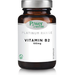 Power Health Platinum Range Vitamin B2 100mg 30 Κάψουλες
