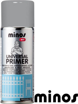 Minos Universal Primer Σπρέι Αστάρι Γκρι 400ml