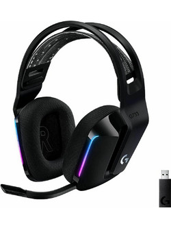 Logitech G733 Ασύρματο Gaming Headset Over Ear Black