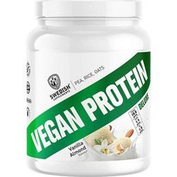 Swedish Supplements Vegan Vanilla Almond Φυτική Πρωτεΐνη Χωρίς Λακτόζη & Γλουτένη 750gr