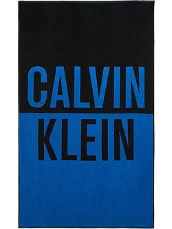 Calvin Klein Πετσέτα Θαλάσσης Μπλε 100x180cm KU0KU00105-C4X