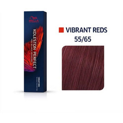 Wella Koleston Perfect Me+ Vibrant Reds 55/65 Έντονο Καστανό Ανοιχτό Βιολέ Μαονί Μόνιμη Βαφή Μαλλιών 60ml