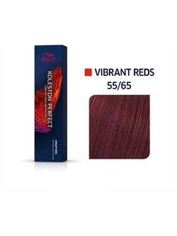 Wella Koleston Perfect Me+ Vibrant Reds 55/65 Έντονο Καστανό Ανοιχτό Βιολέ Μαονί Μόνιμη Βαφή Μαλλιών 60ml