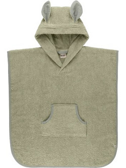 Bibs Kangaroo Sage Παιδικό Πόντσο Θαλάσσης Πράσινο Mint 56x60cm