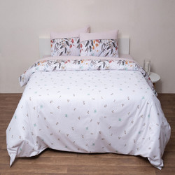 Viopros Σετ Σεντόνια King Size Βαμβακερά 270x260 Μελίσσα