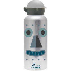 Laken Robot Παιδικό Μπουκάλι Αλουμινίου BPA Free Ασημί 450ml