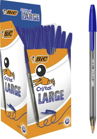 Bic cristal 1.6mm large μπλε -  