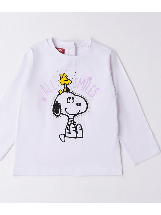 Sarabanda Snoopy Παιδικό T-Shirt Μακρυμάνικο Λευκό 06227-8438