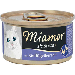 Finnern Miamor Adult Pastete with Poultry Hearts 85gr