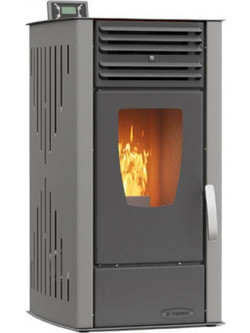 Thermiki Aero 12 Grey Σόμπα Pellet Αερόθερμη 12kW