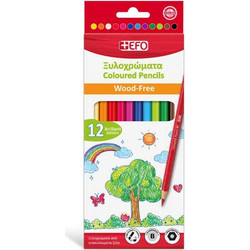 EFO Wood Free Ξυλομπογιές Σετ 12τμχ