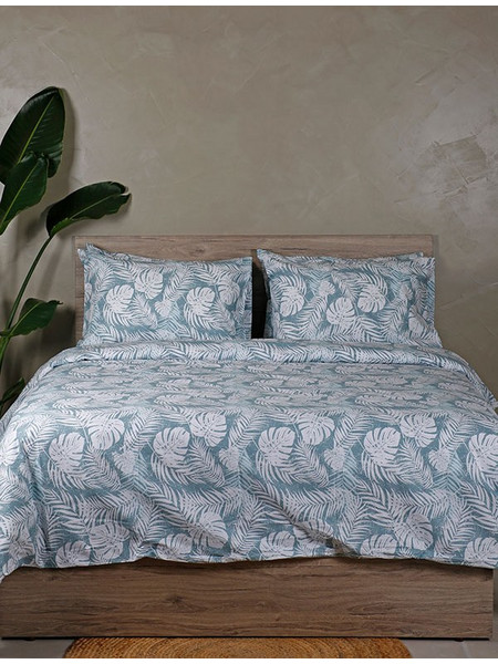 Παπλωματοθήκη Cotton Feelings 2038 Aqua Μονή (170x250) SUNSHINEHOME