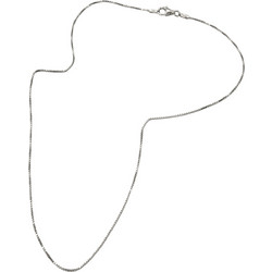 TRIBUTE, 925, ασημένια, καδένα, unisex, 45cm, διαμανταρισμένη, VENEZIANA 0,8mm με άσπρο, επιπλατίνωμα, χωρίς, νικέλιο,/ΑΣΗΜΙ - 0030019002
