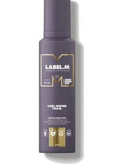 Label.m Curl Define Αφρός Μαλλιών για Μπούκλες Δυνατό Κράτημα 150ml
