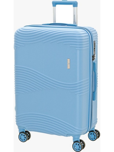Bartuggi 712-80123 Βαλίτσα Μεγάλη 77x52x32cm με 4 Ρόδες Γαλάζια