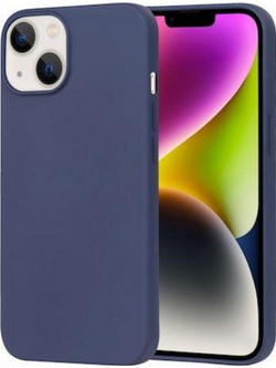 Θήκη Σιλικόνης για iPhone 15 Dark Blue