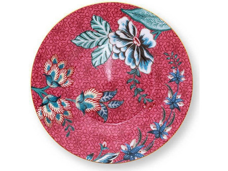 Pip Studio Πιάτο Γλυκού Πορσελάνης Flower Festival Dark 12cm 51001293