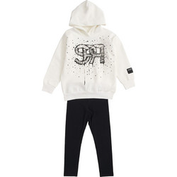 Sprint Παιδικό Σετ για Κορίτσι Χειμωνιάτικο Μαύρο Λευκό 232-4005-S133