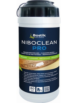 Υγρά πανάκια καθαρισμού Niboclean Pro Bostik 80 φύλλα 200x300mm