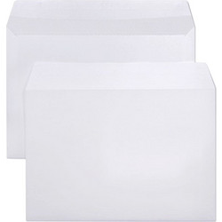 METRON ΦΑΚΕΛΟΣ ΚΑΡΡΕ ΜΕ ΑΥΤΟΚΟΛΛΗΤΟ 16.2x23cm 90gr ΛΕΥΚΟΣ 500Τ