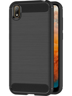 Θήκη Σιλικόνης Carbon Look Για Huawei Y5 2019 / Honor 8s -Μαύρο