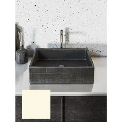 Sanitec Castello 202 Επικαθήμενος Νιπτήρας Μπάνιου 52x39x13cm Μπεζ 152-202OCRA