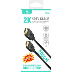 Leewello Καλώδιο HDMI 1.4 HDMI Male to HDMI Male 3m Black