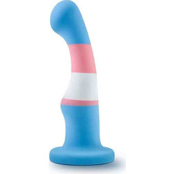 Blush Avant Pride True Dildo με Βεντούζα 15.2cm Μπλε