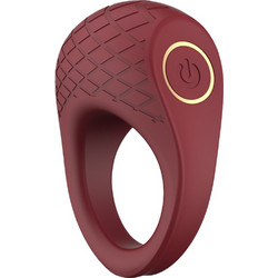 Dream Toys Romance Ivy Vibrating Ring Ελαστικό Δαχτυλίδι Πέους Σιλικόνης με Δόνηση 3cm Κόκκινο
