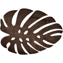 Σουπλά Monstera (Σετ 4Τμχ) 790PYN1123 33x45cm Wenge Hermia Ξύλο